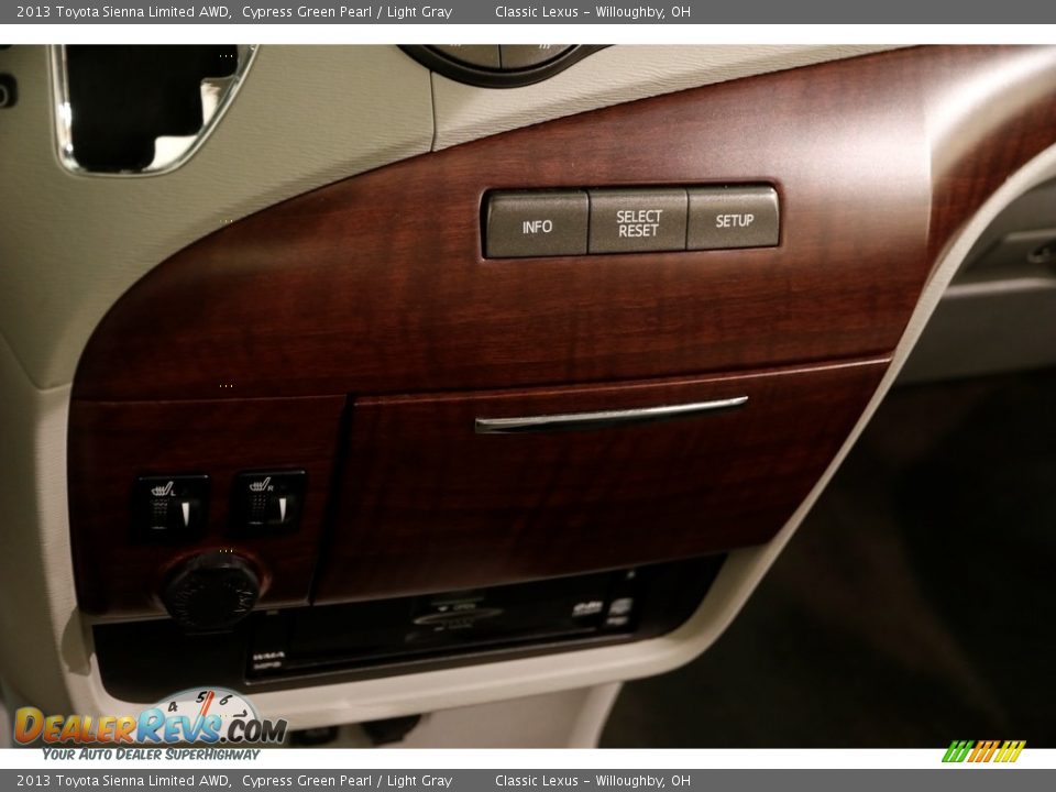 2013 Toyota Sienna Limited AWD Cypress Green Pearl / Light Gray Photo #19