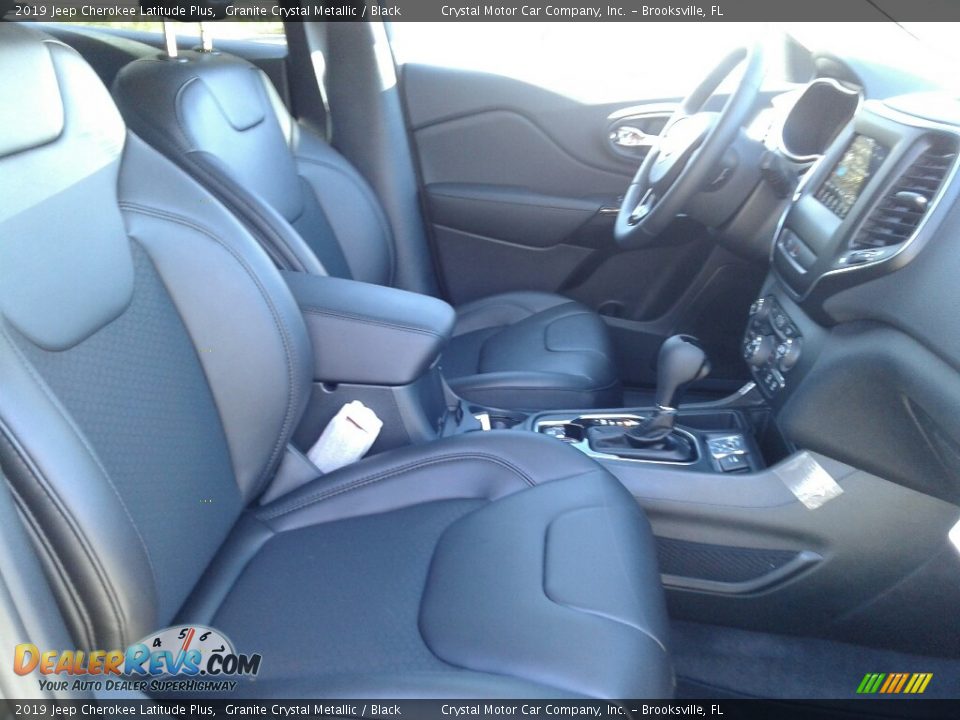 2019 Jeep Cherokee Latitude Plus Granite Crystal Metallic / Black Photo #12