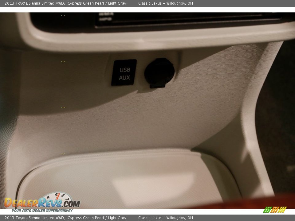 2013 Toyota Sienna Limited AWD Cypress Green Pearl / Light Gray Photo #22