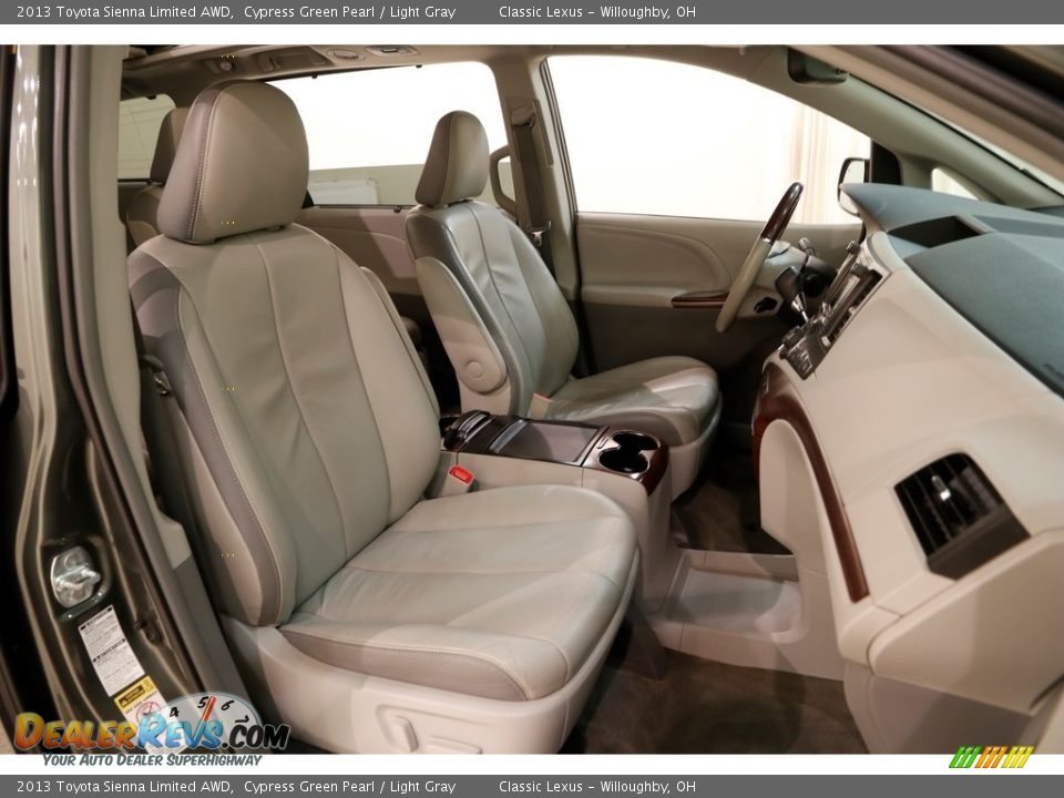 2013 Toyota Sienna Limited AWD Cypress Green Pearl / Light Gray Photo #24