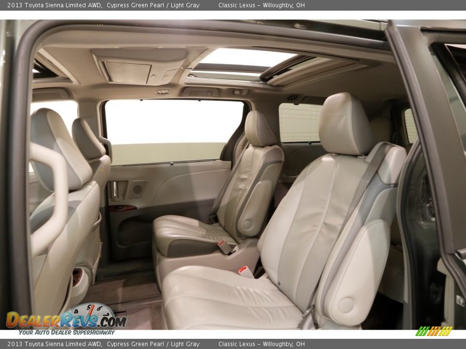 2013 Toyota Sienna Limited AWD Cypress Green Pearl / Light Gray Photo #26
