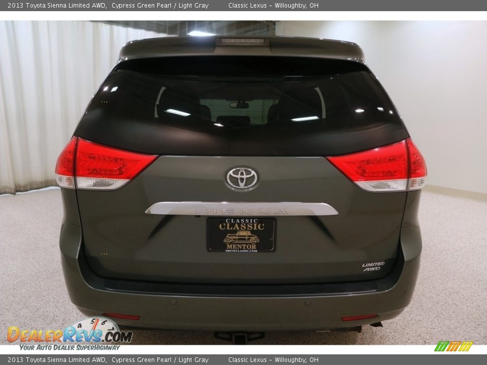 2013 Toyota Sienna Limited AWD Cypress Green Pearl / Light Gray Photo #29
