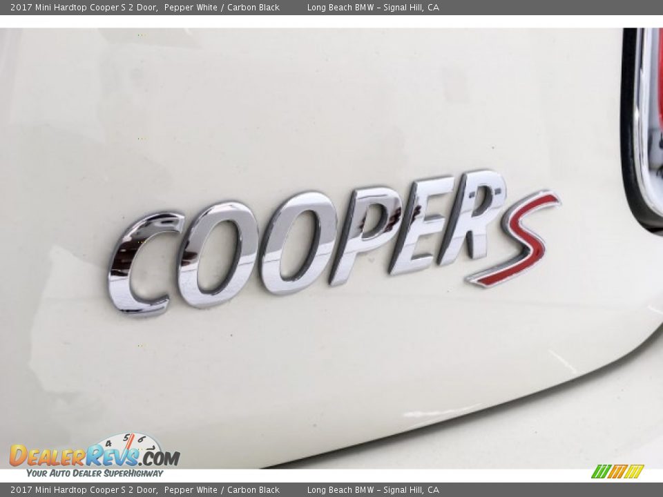2017 Mini Hardtop Cooper S 2 Door Pepper White / Carbon Black Photo #7