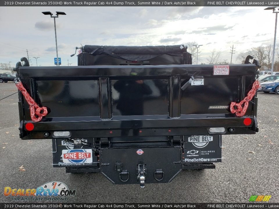 2019 Chevrolet Silverado 3500HD Work Truck Regular Cab 4x4 Dump Truck Summit White / Dark Ash/Jet Black Photo #5
