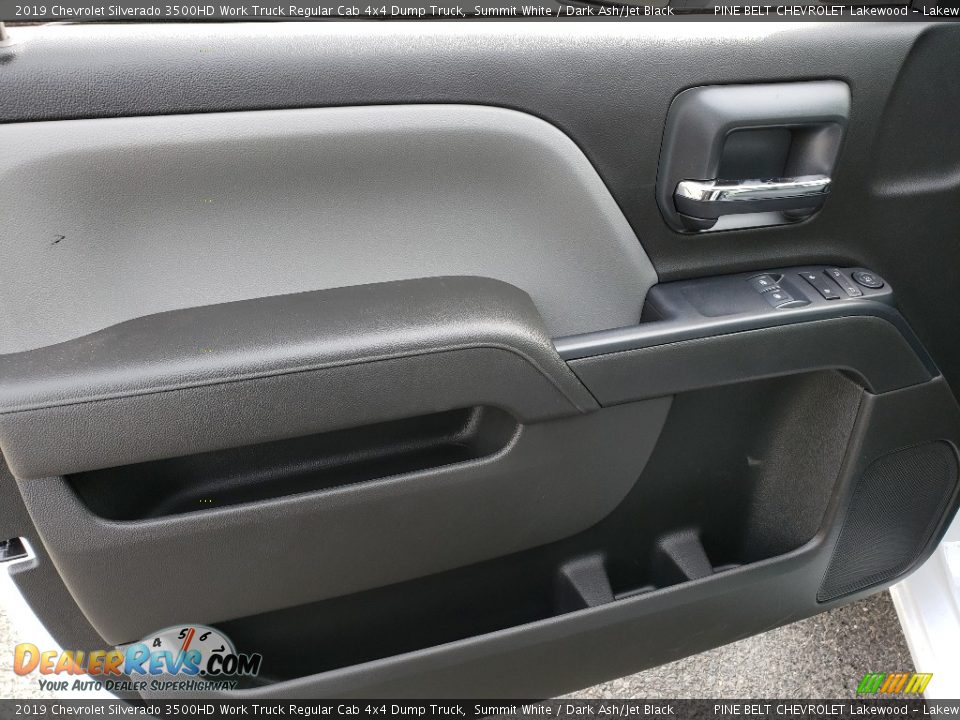2019 Chevrolet Silverado 3500HD Work Truck Regular Cab 4x4 Dump Truck Summit White / Dark Ash/Jet Black Photo #7