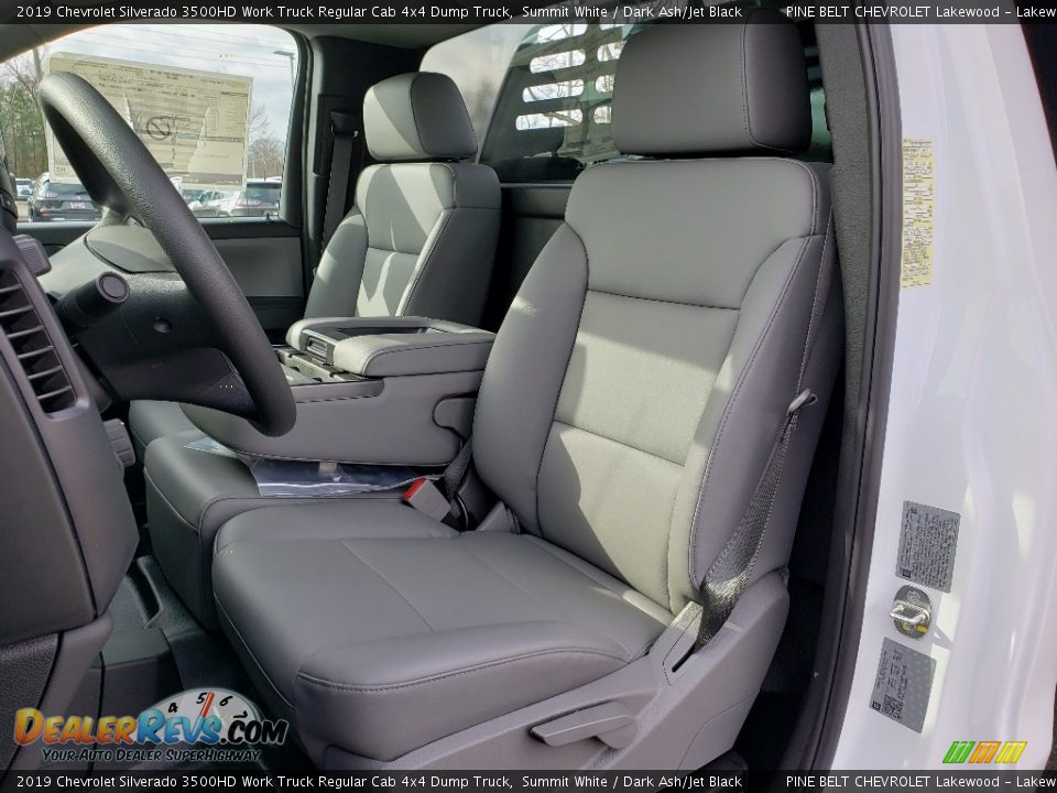 2019 Chevrolet Silverado 3500HD Work Truck Regular Cab 4x4 Dump Truck Summit White / Dark Ash/Jet Black Photo #8