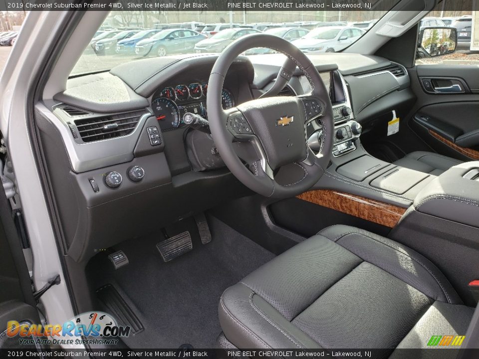 Jet Black Interior - 2019 Chevrolet Suburban Premier 4WD Photo #7