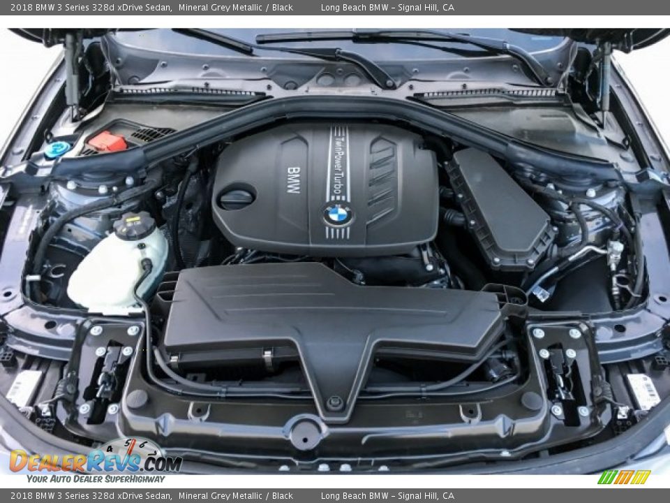 2018 BMW 3 Series 328d xDrive Sedan 2.0 Liter d TwinPower Turbo-Diesel DOHC 16-Valve 4 Cylinder Engine Photo #8