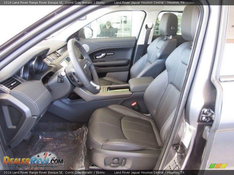 Ebony Interior - 2019 Land Rover Range Rover Evoque SE Photo #3