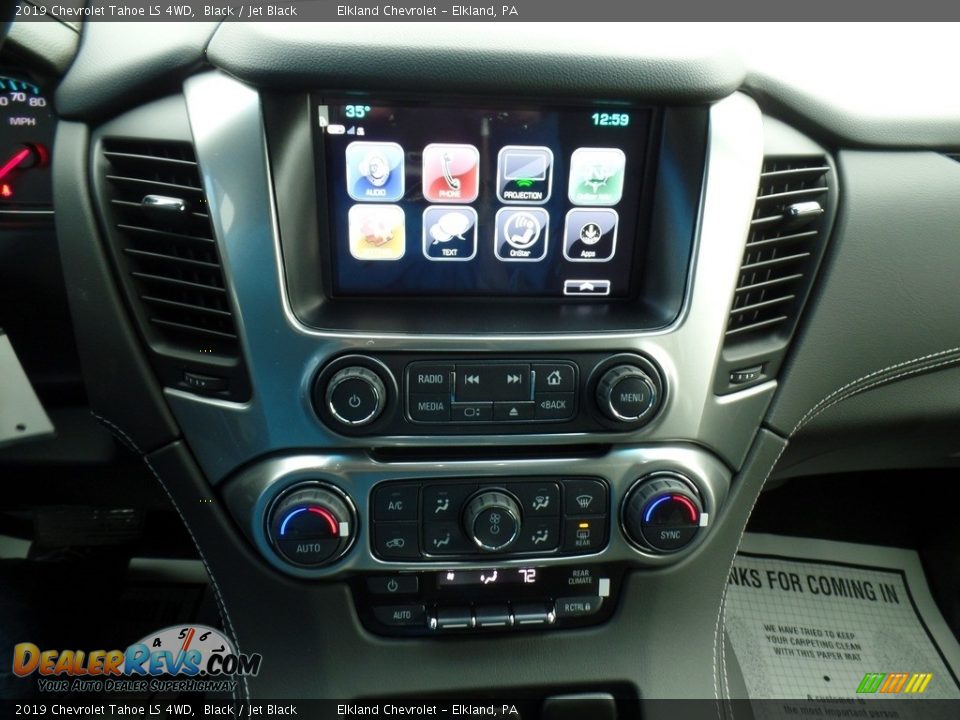 2019 Chevrolet Tahoe LS 4WD Black / Jet Black Photo #25