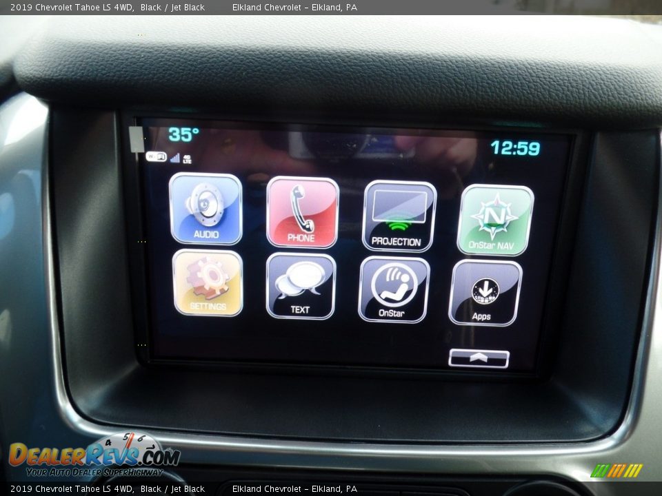 2019 Chevrolet Tahoe LS 4WD Black / Jet Black Photo #26
