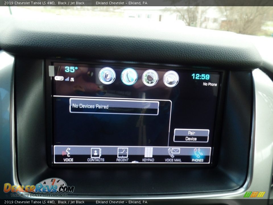2019 Chevrolet Tahoe LS 4WD Black / Jet Black Photo #28