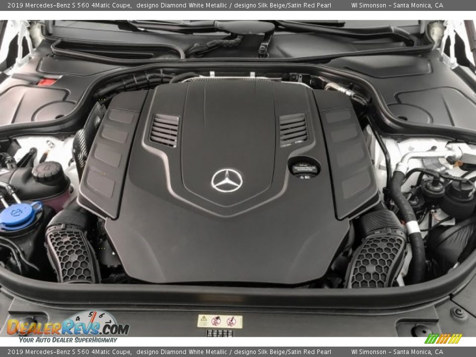 2019 Mercedes-Benz S 560 4Matic Coupe 4.0 Liter biturbo DOHC 32-Valve VVT V8 Engine Photo #9