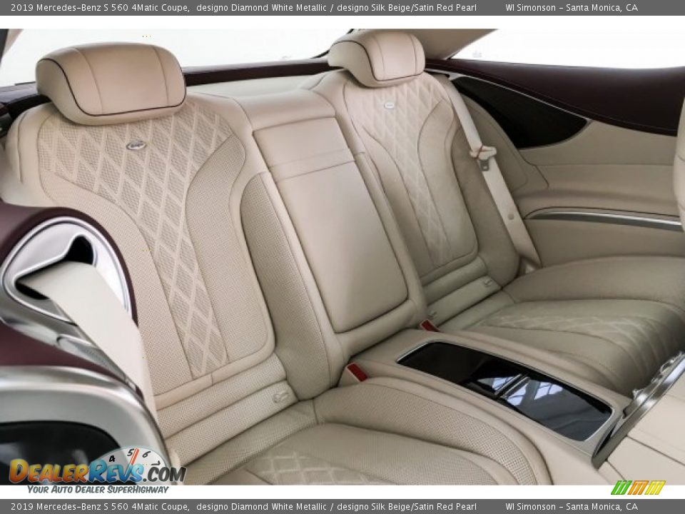 Rear Seat of 2019 Mercedes-Benz S 560 4Matic Coupe Photo #13