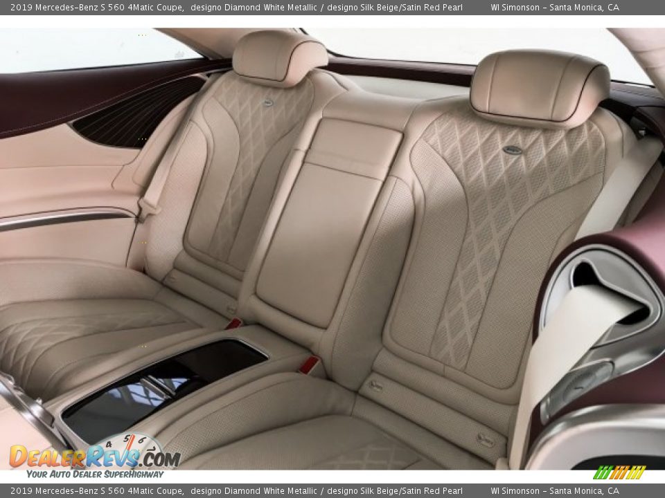 Rear Seat of 2019 Mercedes-Benz S 560 4Matic Coupe Photo #17