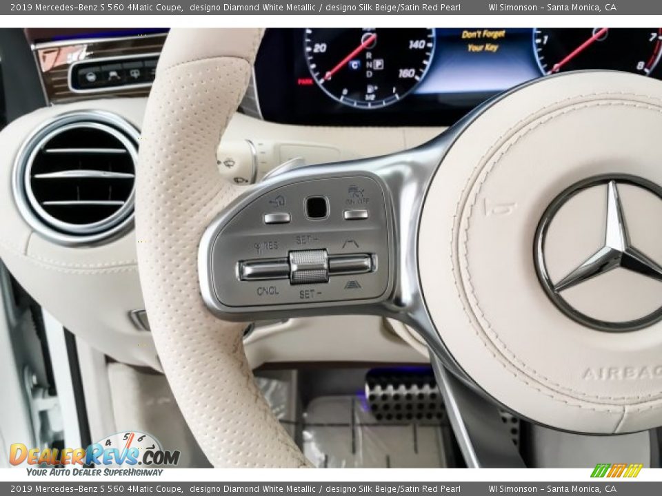 2019 Mercedes-Benz S 560 4Matic Coupe Steering Wheel Photo #19