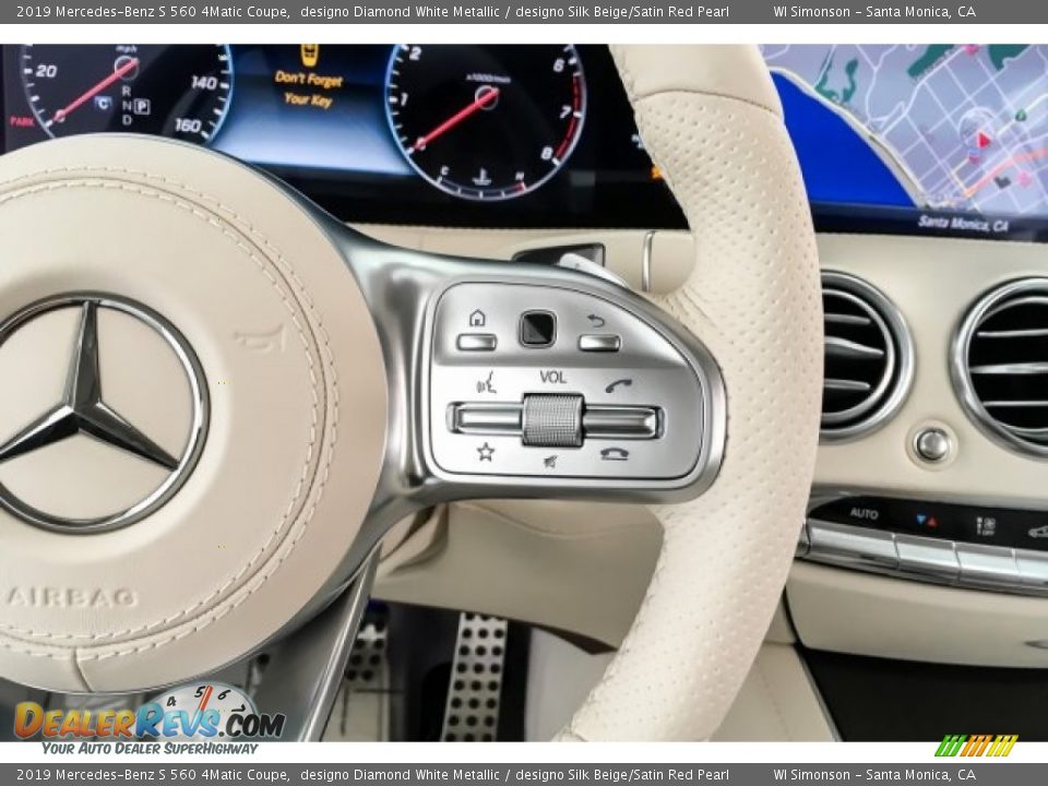 2019 Mercedes-Benz S 560 4Matic Coupe Steering Wheel Photo #20