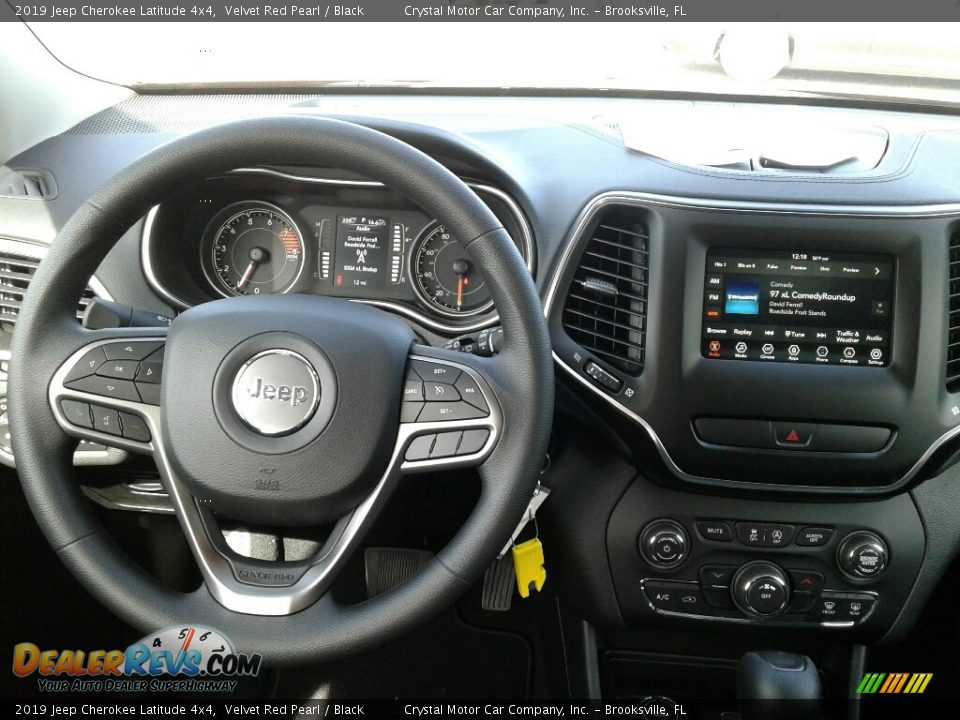 2019 Jeep Cherokee Latitude 4x4 Velvet Red Pearl / Black Photo #13