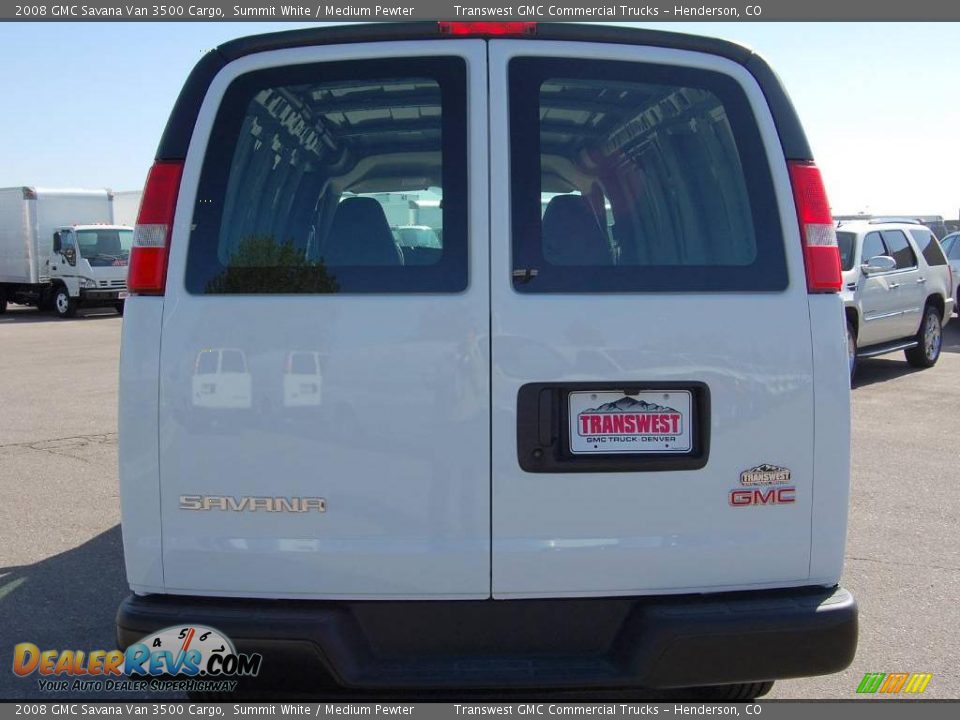2008 GMC Savana Van 3500 Cargo Summit White / Medium Pewter Photo #3