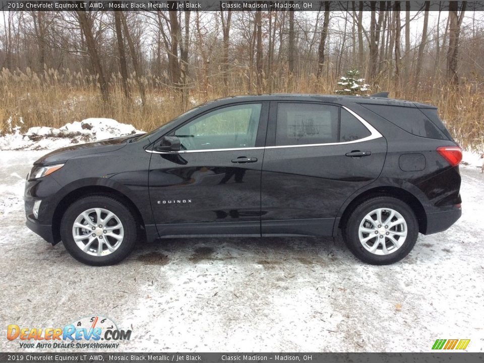 2019 Chevrolet Equinox LT AWD Mosaic Black Metallic / Jet Black Photo #3