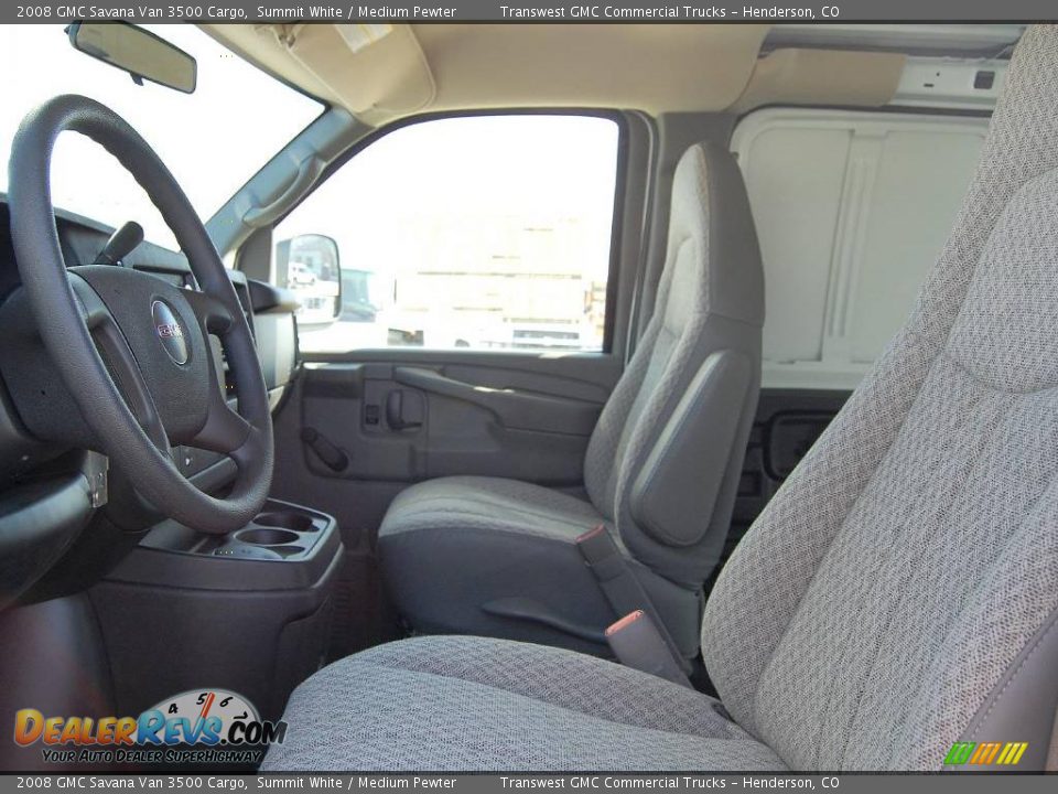 2008 GMC Savana Van 3500 Cargo Summit White / Medium Pewter Photo #4