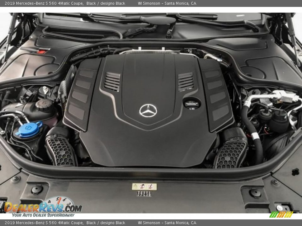 2019 Mercedes-Benz S 560 4Matic Coupe Black / designo Black Photo #8