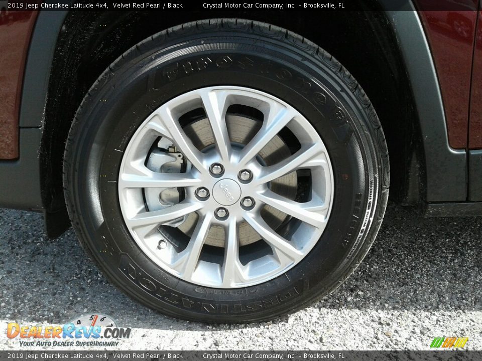 2019 Jeep Cherokee Latitude 4x4 Velvet Red Pearl / Black Photo #20