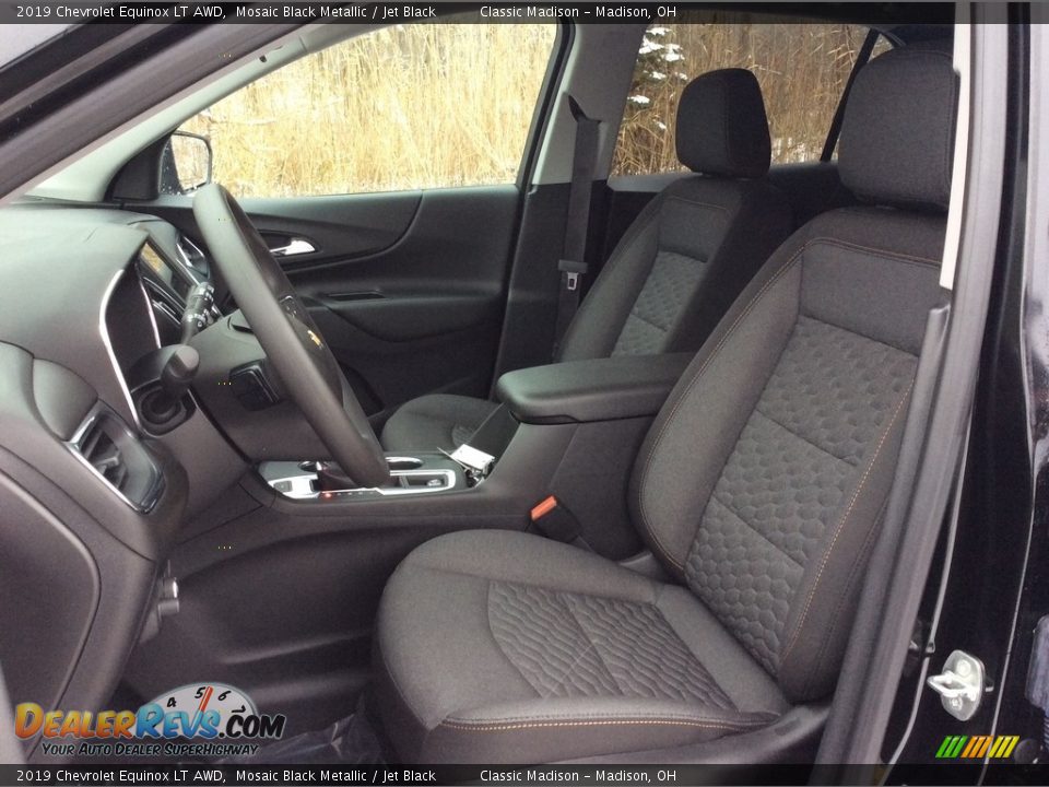 2019 Chevrolet Equinox LT AWD Mosaic Black Metallic / Jet Black Photo #10