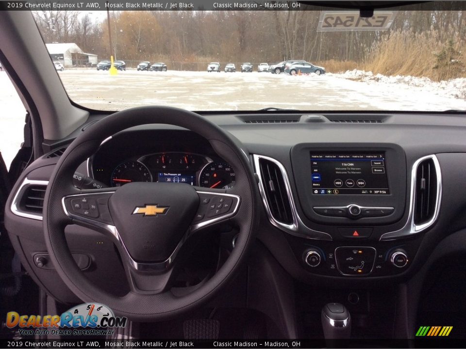 2019 Chevrolet Equinox LT AWD Mosaic Black Metallic / Jet Black Photo #12