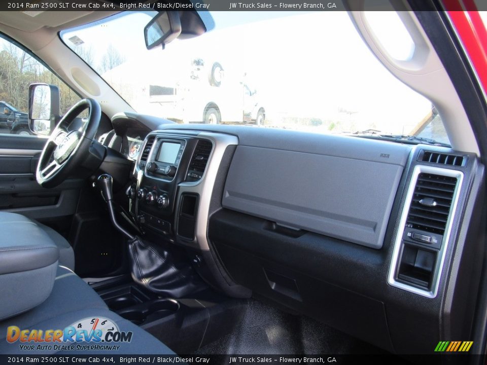 2014 Ram 2500 SLT Crew Cab 4x4 Bright Red / Black/Diesel Gray Photo #13
