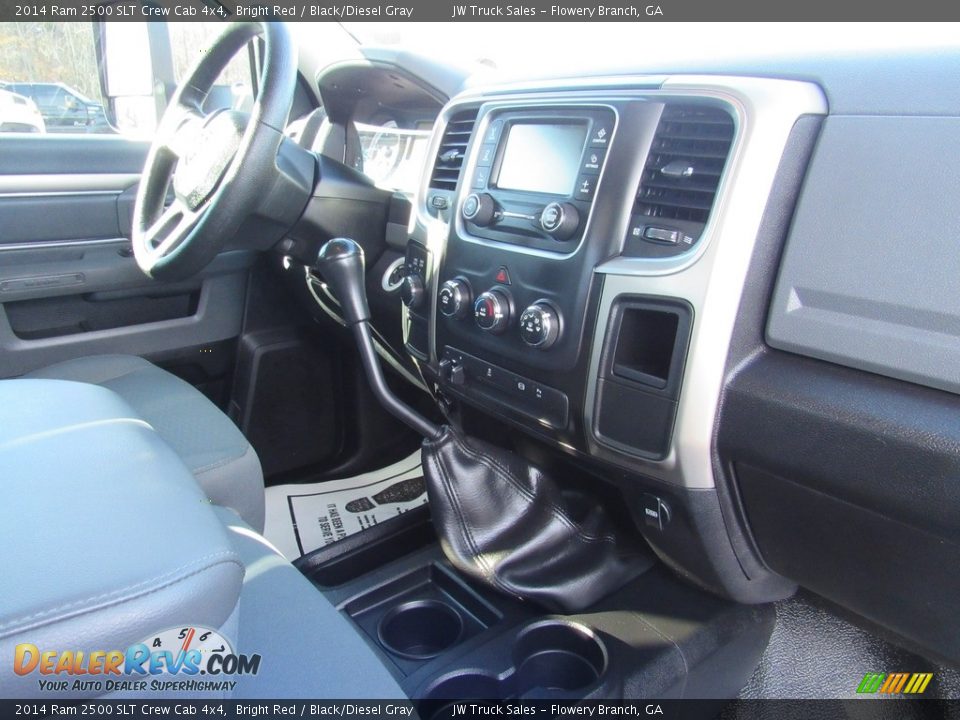 2014 Ram 2500 SLT Crew Cab 4x4 Bright Red / Black/Diesel Gray Photo #14