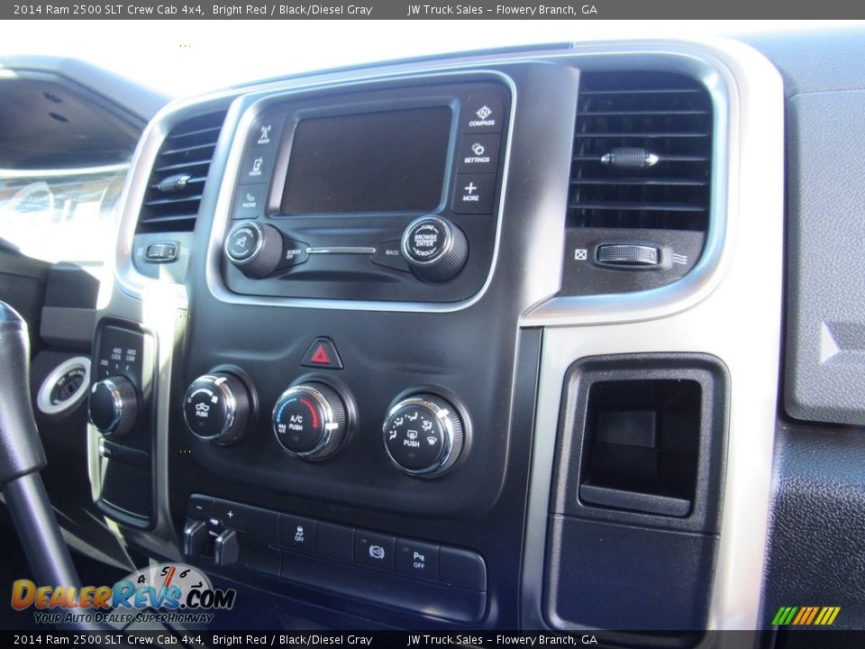 2014 Ram 2500 SLT Crew Cab 4x4 Bright Red / Black/Diesel Gray Photo #15