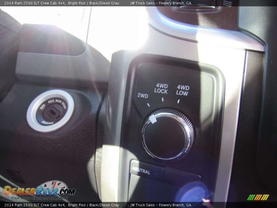 2014 Ram 2500 SLT Crew Cab 4x4 Bright Red / Black/Diesel Gray Photo #16