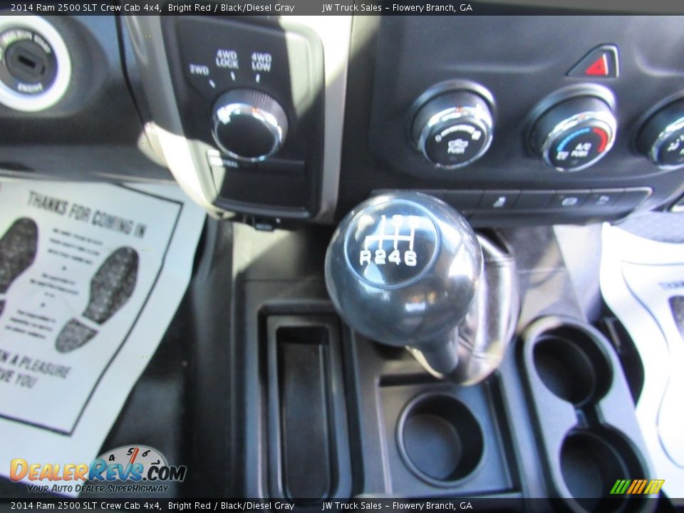 2014 Ram 2500 SLT Crew Cab 4x4 Bright Red / Black/Diesel Gray Photo #18