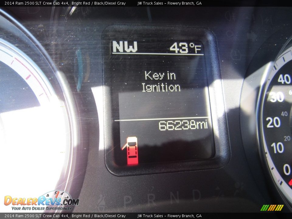 2014 Ram 2500 SLT Crew Cab 4x4 Bright Red / Black/Diesel Gray Photo #24