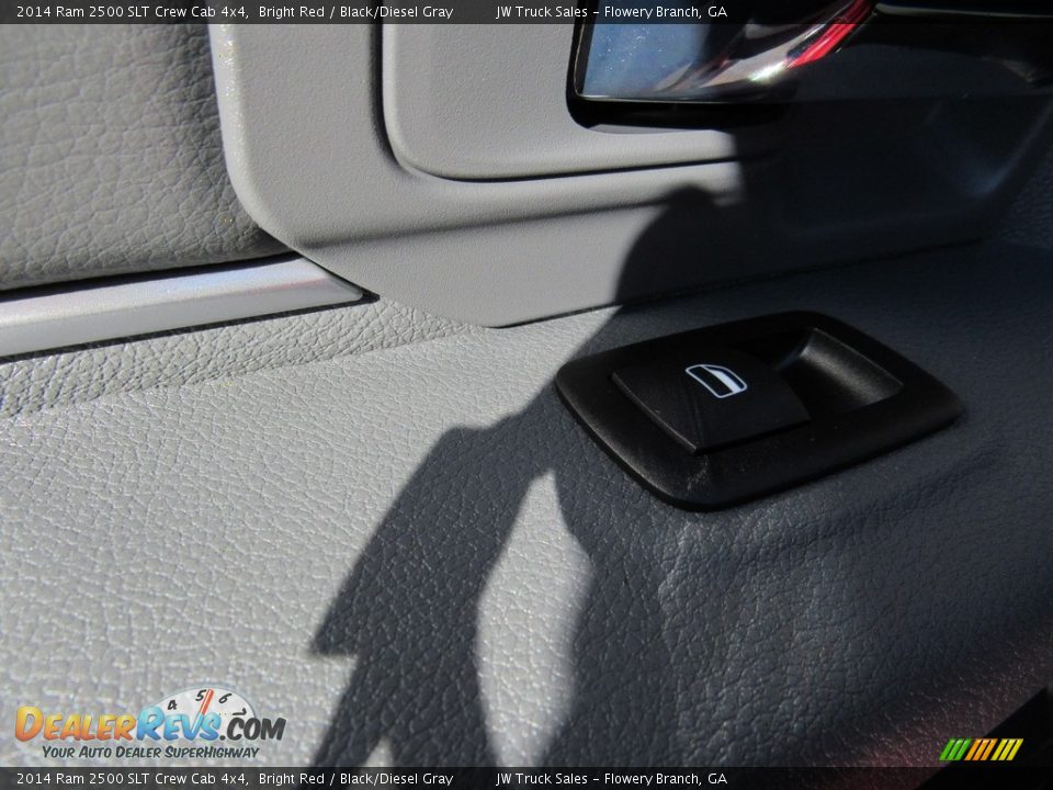 2014 Ram 2500 SLT Crew Cab 4x4 Bright Red / Black/Diesel Gray Photo #28