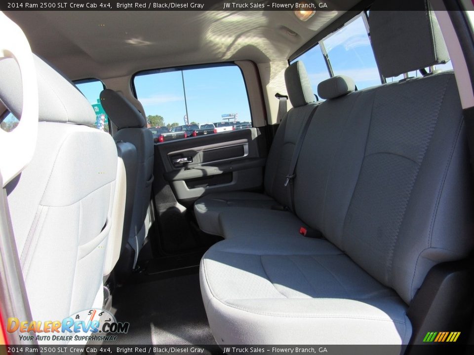 2014 Ram 2500 SLT Crew Cab 4x4 Bright Red / Black/Diesel Gray Photo #29