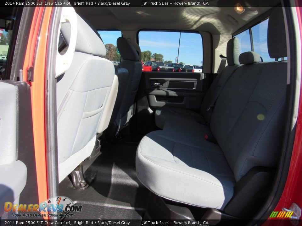 2014 Ram 2500 SLT Crew Cab 4x4 Bright Red / Black/Diesel Gray Photo #30