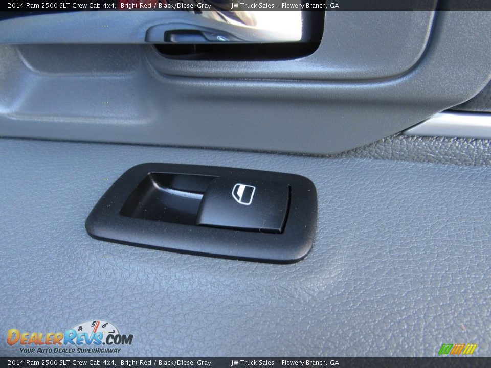 2014 Ram 2500 SLT Crew Cab 4x4 Bright Red / Black/Diesel Gray Photo #32