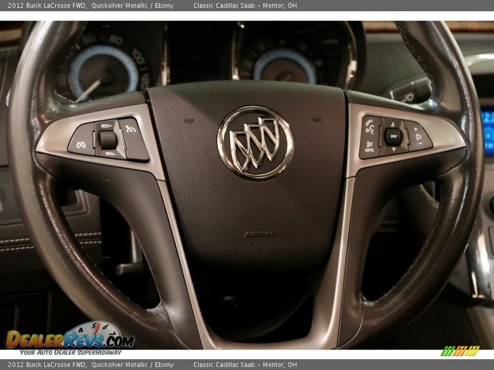 2012 Buick LaCrosse FWD Quicksilver Metallic / Ebony Photo #7