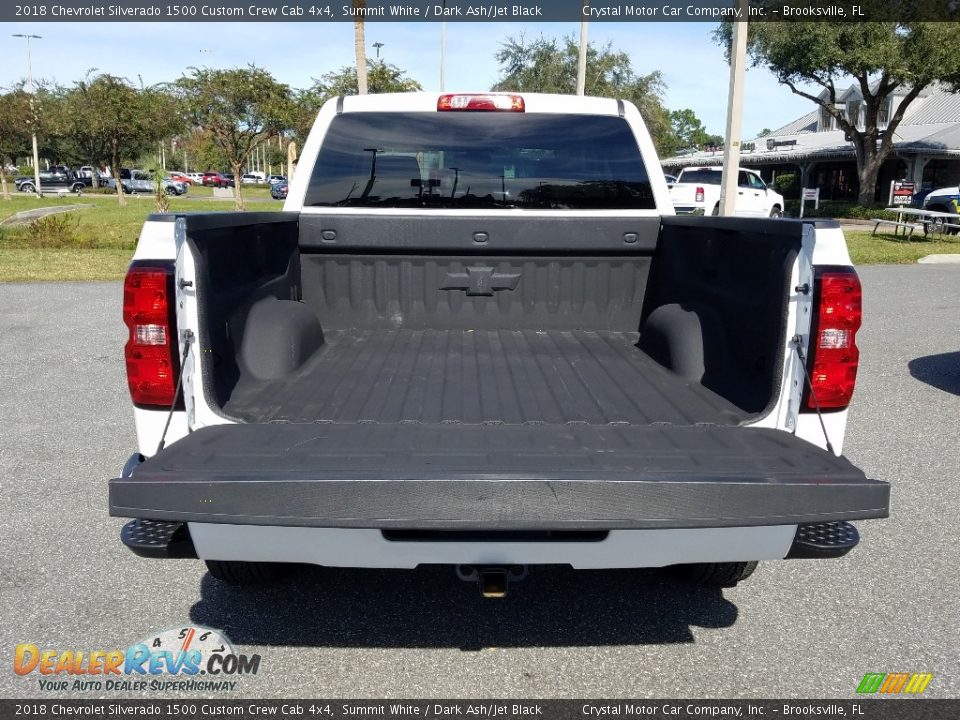 2018 Chevrolet Silverado 1500 Custom Crew Cab 4x4 Summit White / Dark Ash/Jet Black Photo #19