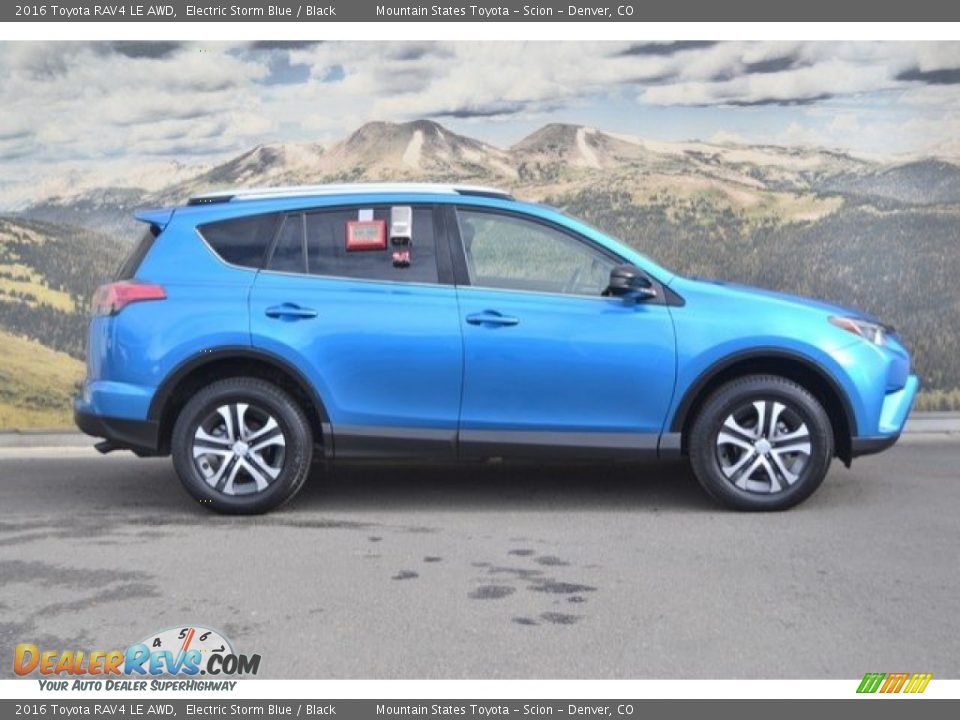 2016 Toyota RAV4 LE AWD Electric Storm Blue / Black Photo #2