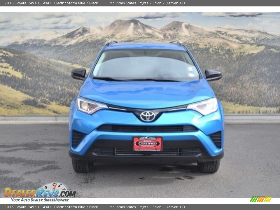 2016 Toyota RAV4 LE AWD Electric Storm Blue / Black Photo #4