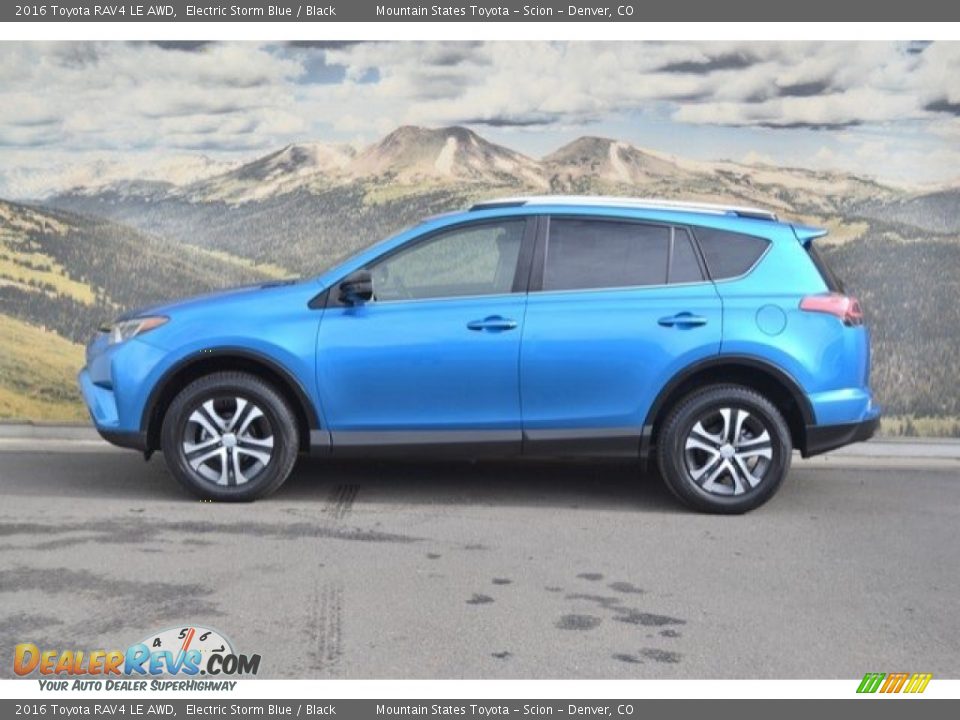 2016 Toyota RAV4 LE AWD Electric Storm Blue / Black Photo #6