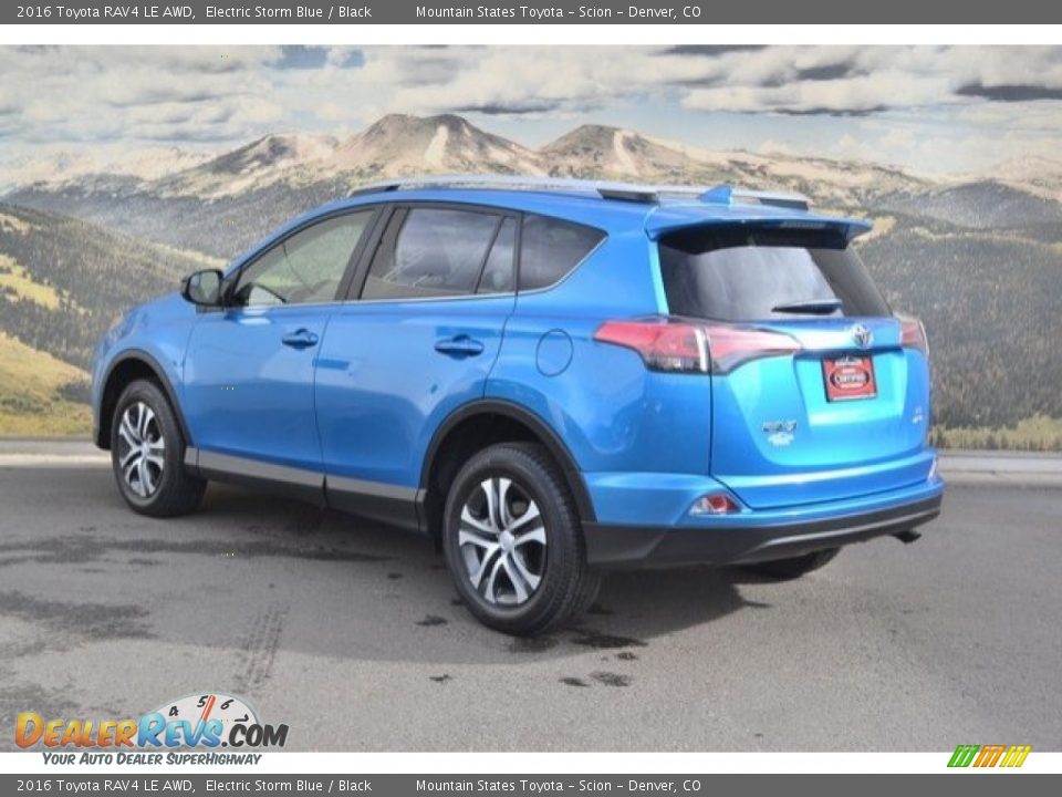 2016 Toyota RAV4 LE AWD Electric Storm Blue / Black Photo #8