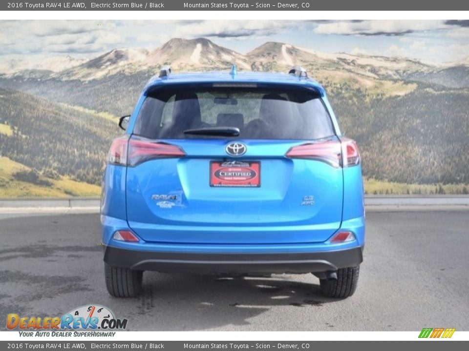2016 Toyota RAV4 LE AWD Electric Storm Blue / Black Photo #9