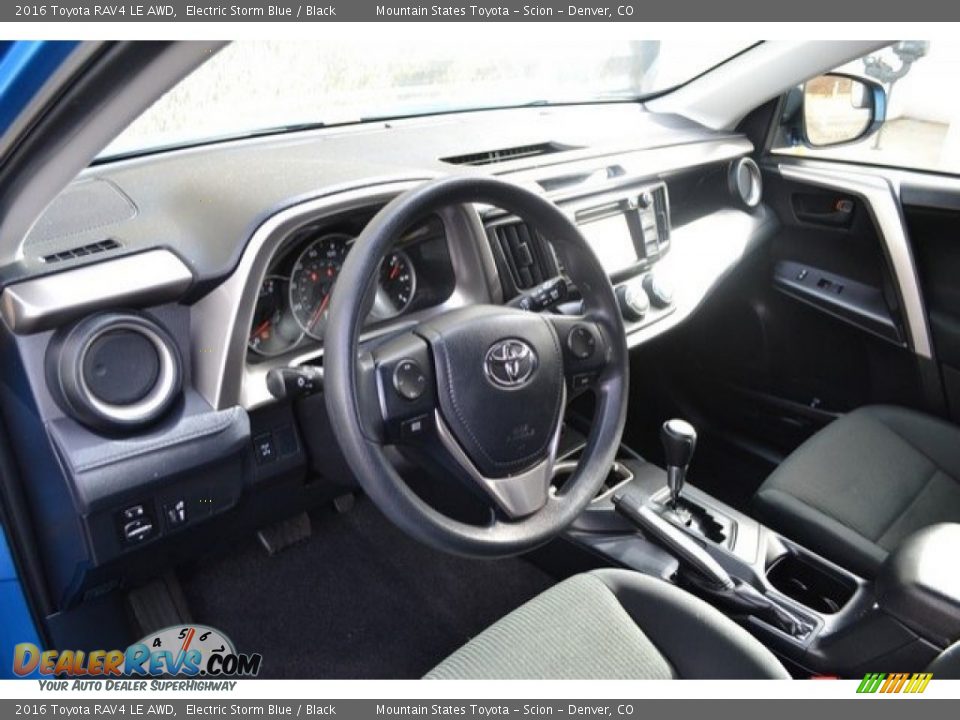 2016 Toyota RAV4 LE AWD Electric Storm Blue / Black Photo #10