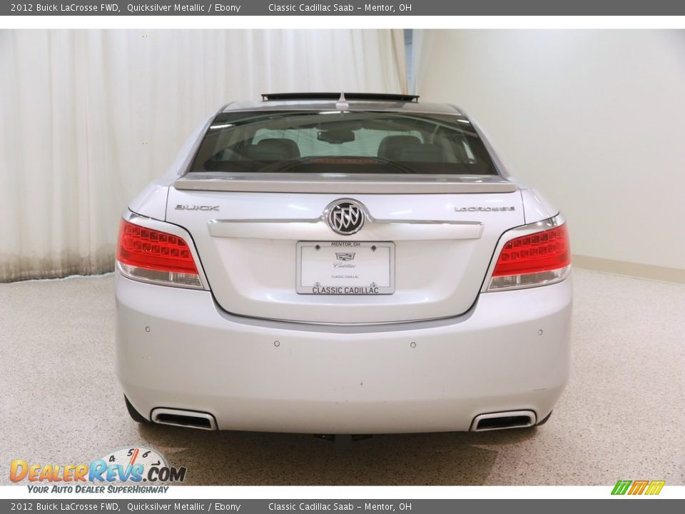 2012 Buick LaCrosse FWD Quicksilver Metallic / Ebony Photo #17