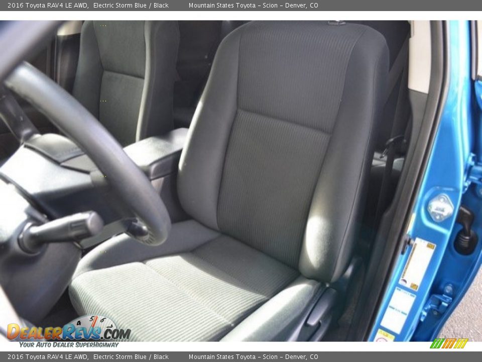 2016 Toyota RAV4 LE AWD Electric Storm Blue / Black Photo #12