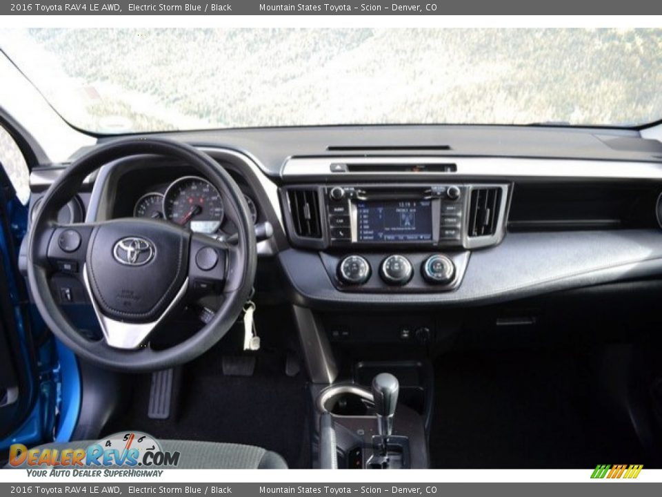 2016 Toyota RAV4 LE AWD Electric Storm Blue / Black Photo #13